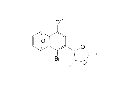 Rel-(2R,4S,5R)-4-(1'-Bromo-5',8'-dihydro-5',8'-epoxy-4'-methoxynaphthalen-2'-yl)-2,5-dimethyl-1,3-dioxolane