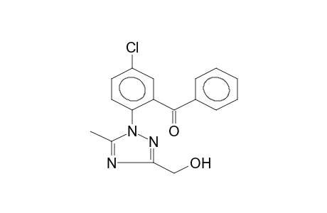 5-CHLORO-2-(3-HYDROXYMETHYL-5-METHYL-1,2,4-TRIAZOLYL)BENZOPHENONE