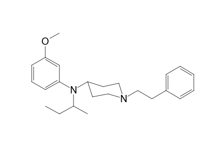 N-(Butan-2-yl)-N-(3-methoxyphenyl)-1-(2-phenylethyl)piperidin-4-amine