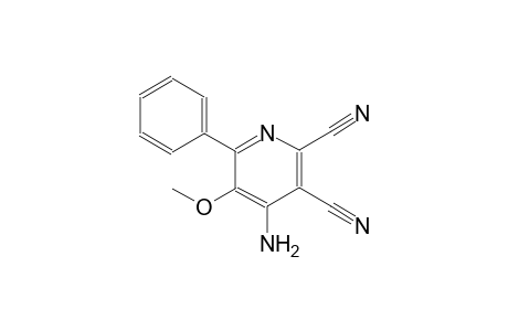 4-amino-5-methoxy-6-phenyl-2,3-pyridinedicarbonitrile