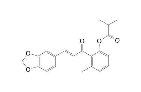 2'-Hydroxy-6'-methyl-3,4-methylenedioxychalcone, 2-methylpropionate