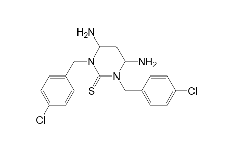 4,6-Diamino-1,3-bis(4-chlorobenzyl)tetrahydropyrimidine-2(1H)-thione