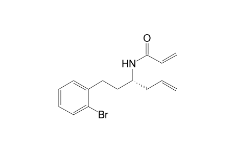 (S)-N-Acryloyl-1-(2-bromophenyl)hex-5-en-3-amine