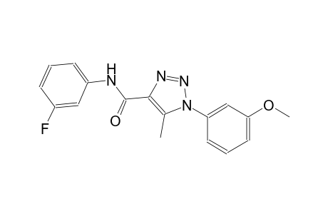 1H-1,2,3-triazole-4-carboxamide, N-(3-fluorophenyl)-1-(3-methoxyphenyl)-5-methyl-