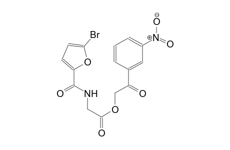 2-(3-nitrophenyl)-2-oxoethyl [(5-bromo-2-furoyl)amino]acetate