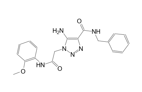 5-amino-N-benzyl-1-[2-(2-methoxyanilino)-2-oxoethyl]-1H-1,2,3-triazole-4-carboxamide