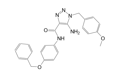 5-Amino-1-[(4-methoxyphenyl)methyl]-N-(4-phenylmethoxyphenyl)-4-triazolecarboxamide