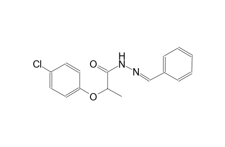 propanoic acid, 2-(4-chlorophenoxy)-, 2-[(E)-phenylmethylidene]hydrazide