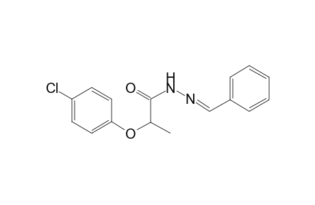 propanoic acid, 2-(4-chlorophenoxy)-, 2-[(E)-phenylmethylidene]hydrazide