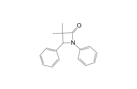 2-Azetidinone, 3,3-dimethyl-1,4-diphenyl-