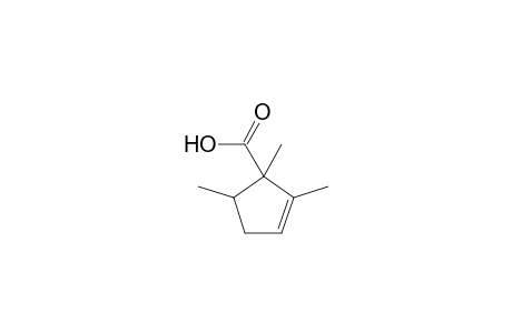(1RS,5SR)-1,2,5-trimethylcyclopent-2-ene-1-carboxylic acid