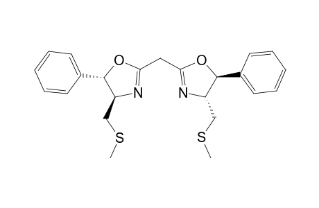 (-)-(4R,4'R,5S,5'S)-4,4',5,5'-Tetrahydro-4,4'-bis(methylthiomethyl)-5,5'-diphenyl-2,2'-methylenedioxazole
