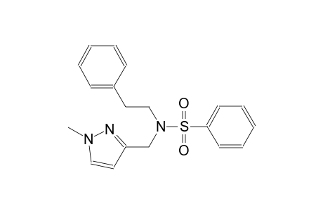 benzenesulfonamide, N-[(1-methyl-1H-pyrazol-3-yl)methyl]-N-(2-phenylethyl)-
