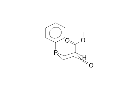 1-ENDO-PHENYL-3-CARBOMETHOXYPHOSPHORINAN-4-ONE