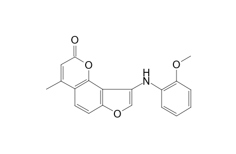 Furo[2,3-H]coumarine, 1-(2-methoxyphenylamino)-6-methyl-