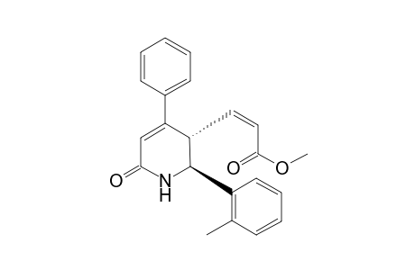 (Z)-methyl 3-[(2S*,3S*)-2,3-dihydro-2-(2-methylphenyl)-6-oxo-4-phenylpyrid-3-yl]propenoate