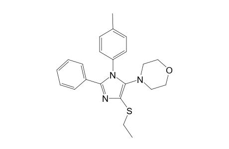 4-Ethythio-5-morpholino-2-phenyl-1-(p-tolyl)imidazole