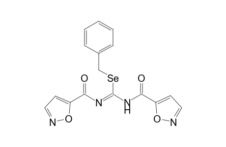 Benzyl N,N'-di(5-isoxazol-5-ylcarbonyl)-imidoselenocarbamate