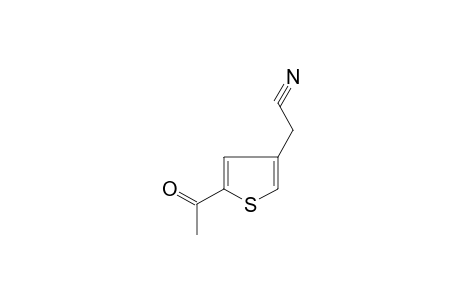 3-Thiopheneacetonitrile, 5-acetyl-