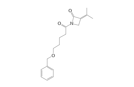 N-(5-BENZYLOXY)-PENTANOYL-3-ISOPROPYLIDENE-AZETIDIN-2-ONE