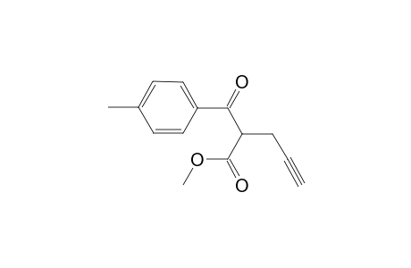 Methyl 2-(4-methylbenzoyl)pent-4-ynoate