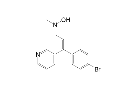 (Z)-3-(p-Bromophenyl)-N-hydroxy-N-methyl-3-(3'-pyridyl)-allylamine