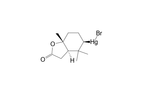 (3a.alpha.,5.beta.,7a.beta.)-(.+-.)-Bromo(octahydro-4,4,7a-trimethyl-2-oxo-5-benzofuranyl)mercury