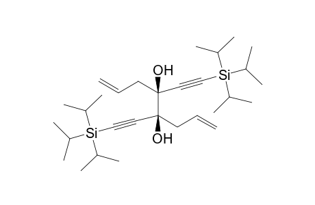 (dl)-4,5-Bis(2-triisopropylsilylethynyl)octa-1,7-dien-4,5-diol