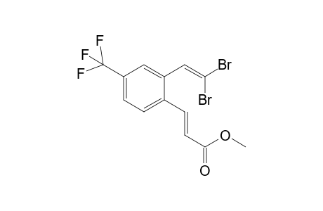 (E)-methyl 3-(2-(2,2-dibromovinyl)-4-trifluorophenyl)acrylate