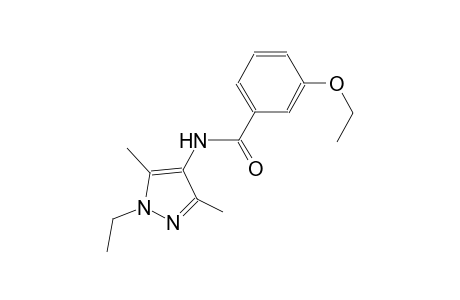3-ethoxy-N-(1-ethyl-3,5-dimethyl-1H-pyrazol-4-yl)benzamide