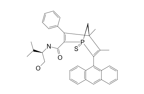 6-ANTHRACYL-4,5-DIMETHYL-3-PHENYL-2-[1-(1-HYDROXYMETHYL-2-METHYLPROPYL)-AMINO]-CARBONYL-1-PHOSPHA-2,5-NORBORNADIENE-SULFIDE