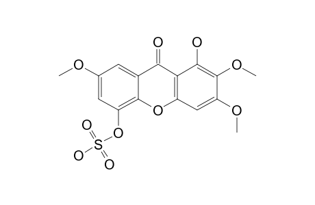 1-HYDROXY-2,3,7-TRIMETHOXYXANTHONE-5-SULFATE