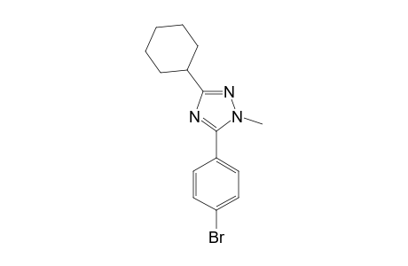 5-(4-BROMOPHENYL)-3-CYCLOHEXYL-1-METHYL-1H-1,2,4-TRIAZOLE