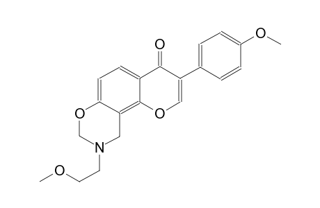 4H,8H-pyrano[2,3-f][1,3]benzoxazin-4-one, 9,10-dihydro-9-(2-methoxyethyl)-3-(4-methoxyphenyl)-