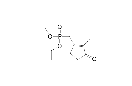 3-(diethoxyphosphorylmethyl)-2-methyl-1-cyclopent-2-enone
