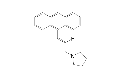 (Z)-N-[3-(Anthracen-9-yl)-2-fluoro-2-propenyl]-pyrrolidine