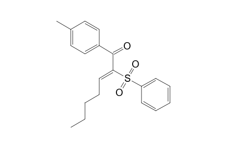 (Z)-1-(4-Methylbenzoyl)-1-phenylsulfonyl-1-hexene