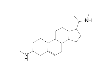 Pregn-5-ene-3,20-diamine, N,N'-dimethyl-, (3.beta.,20S)-