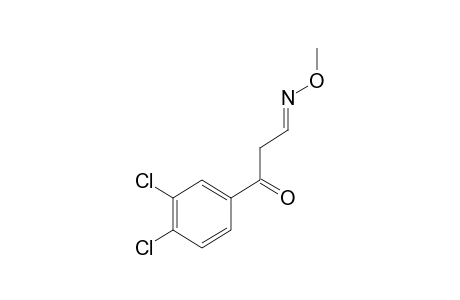 (3,4-DICHLOROBENZOYL)ACETALDEHYDE, 1-(O-METHYLOXIME)