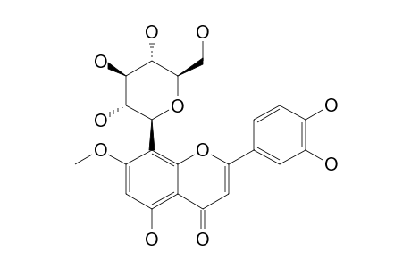 7-METHOXYLUTEOLIN-8-C-BETA-D-GLUCOPYRANOSIDE