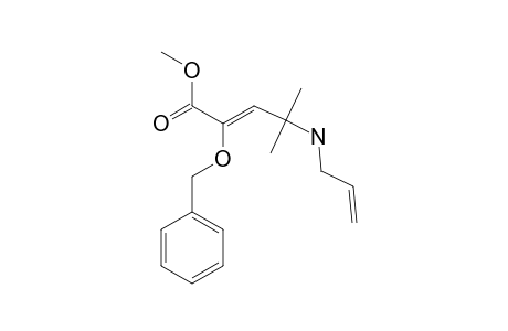 Z-METHYL-4-ALLYLAMINO-2-BENZYLOXY-4-METHYLPENT-2-ENOATE