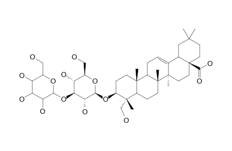 SWARTZIADIOSIDE;HEDERAGENIN-3-O-BETA-D-GLUCOPYRANOSYL-(1->3)-BETA-D-GLUCOPYRANOSIDE
