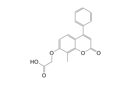 [(8-methyl-2-oxo-4-phenyl-2H-chromen-7-yl)oxy]acetic acid
