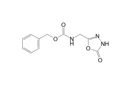 [(5-oxo-delta^2-1,3,4-oxadiazolin-2-yl)methyl]carbamic acid, benzyl ester