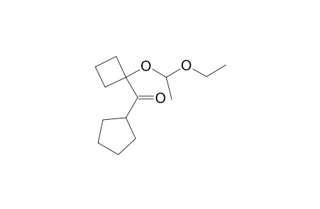 Cyclopentyl 1-(1,3-Dioxa-2-methylpentyl)cyclobutyl ketone