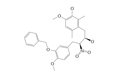 ERYTHRO-4-(3-BENZYLOXY-4-METHOXYPHENYL)-1-(3-HYDROXY-4-METHOXY-2,6-DIMETHYLPHENYL)-3-NITRO-2-BUTANOL
