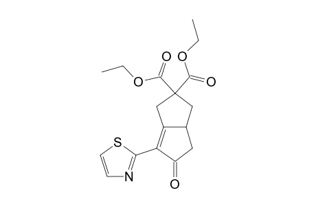 3,3a,4,5-Tetrahydro-5-oxo-6-(2-thiazolyl)-2,2(1H)-pentalenedicarboxylic Acid Diethyl ester