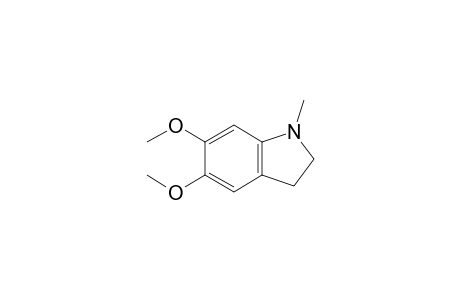 1-Methyl-5,6-dimethoxy-2,3-dihydroindole