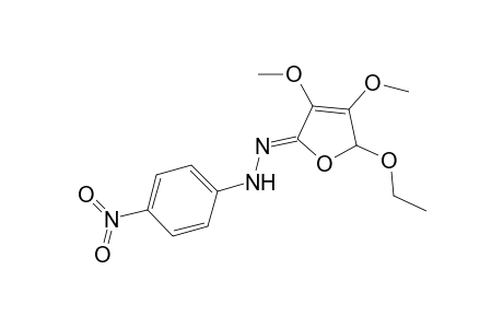 2(5H)-Furanone, 5-ethoxy-3,4-dimethoxy-, (4-nitrophenyl)hydrazone
