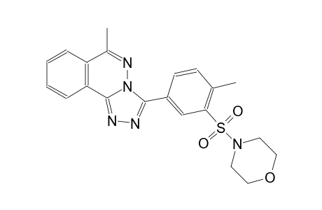 6-methyl-3-[4-methyl-3-(4-morpholinylsulfonyl)phenyl][1,2,4]triazolo[3,4-a]phthalazine